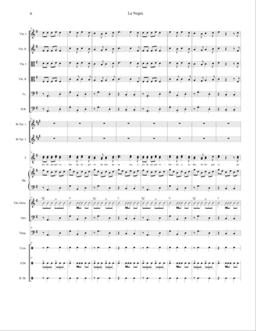 El Son De La Negra El Son De La Negra String Orchestra scores gallery preview page 6