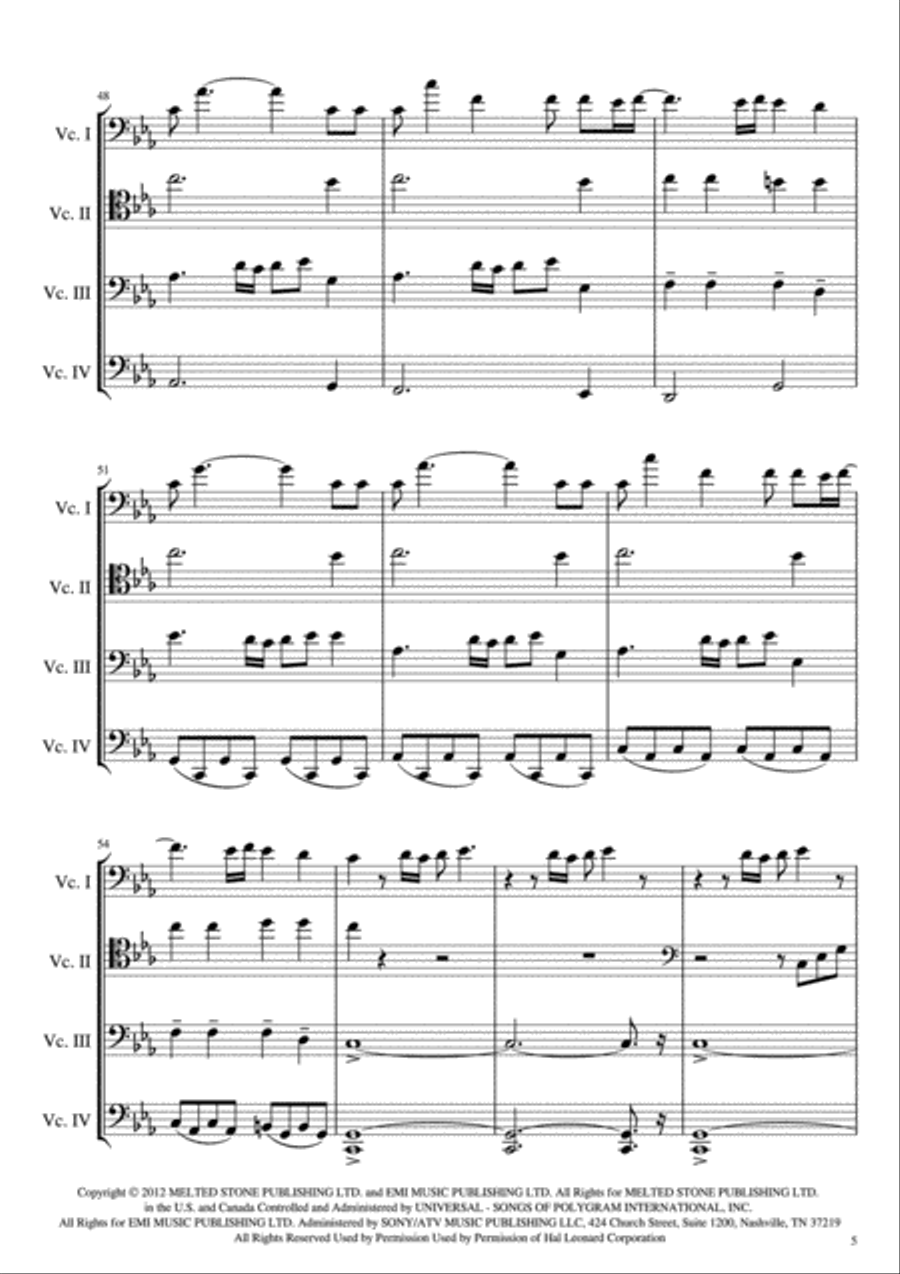 Skyfall Small Ensemble scores gallery preview page 5