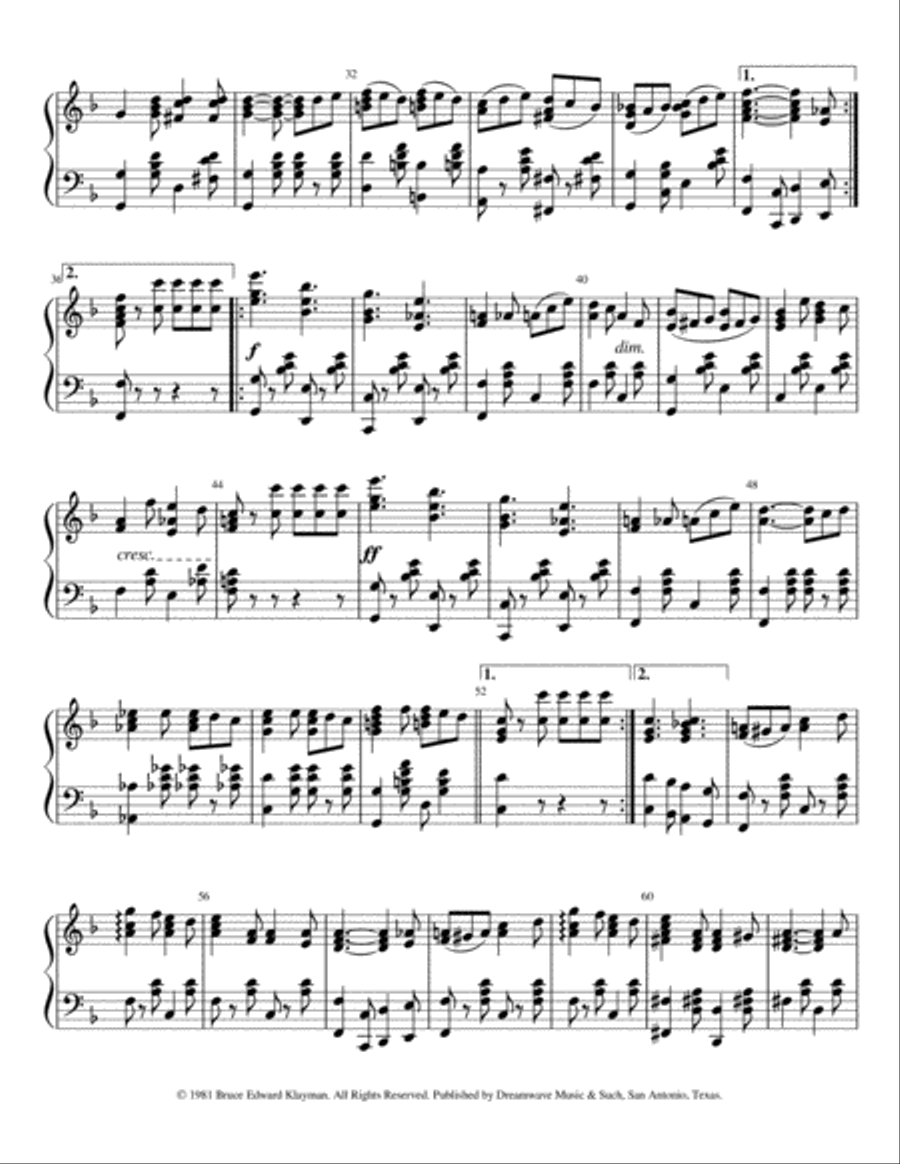 Soap Bubbles March Soap Bubbles March Small Ensemble scores gallery preview page 2