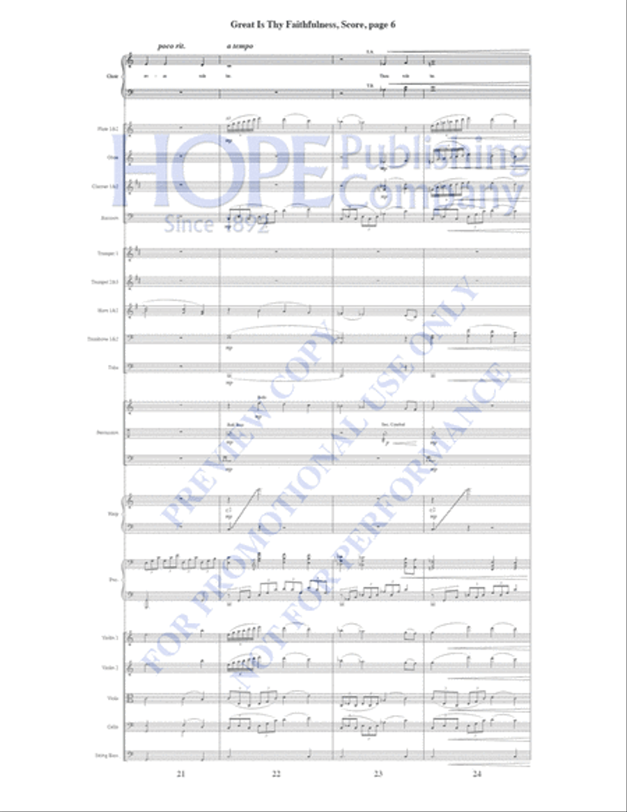 Great Is Thy Faithfulness Piano Accompaniment scores gallery preview page 7