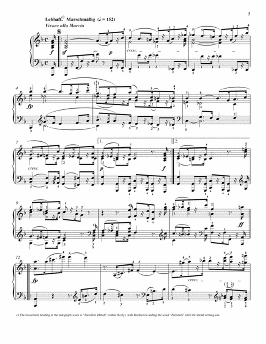 Piano Sonata No. 28 In A Major, Op. 101