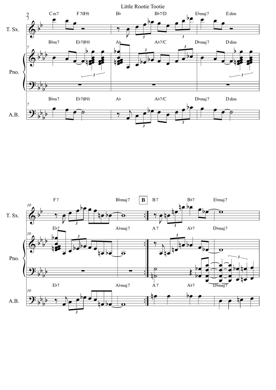 Little Rootie Tootie Little Rootie Tootie Small Ensemble scores gallery preview page 2