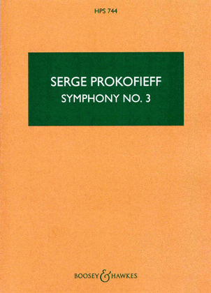 Book cover for Symphony No. 3, Op. 44