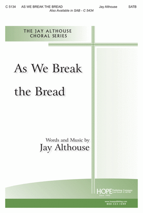 Book cover for As We Break the Bread
