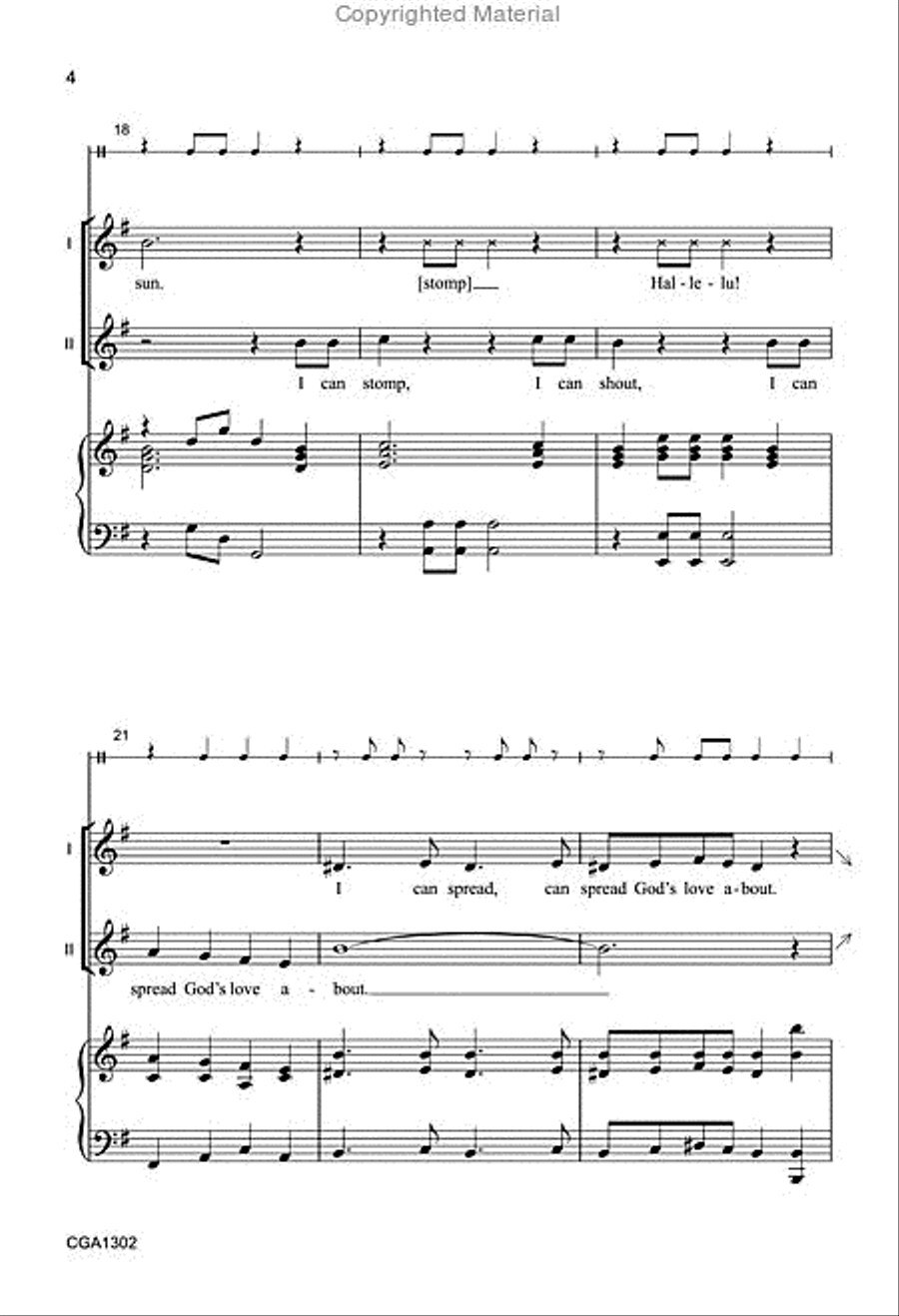 I Can Do All Things 2-Part scores gallery preview page 4