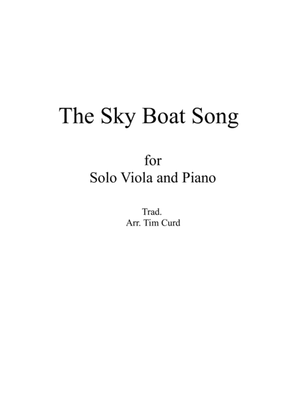 Book cover for The Skye Boat Song. For Solo Viola and Piano