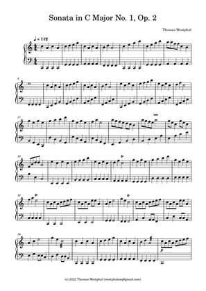 Sonata in C Major No. 1, Op. 2