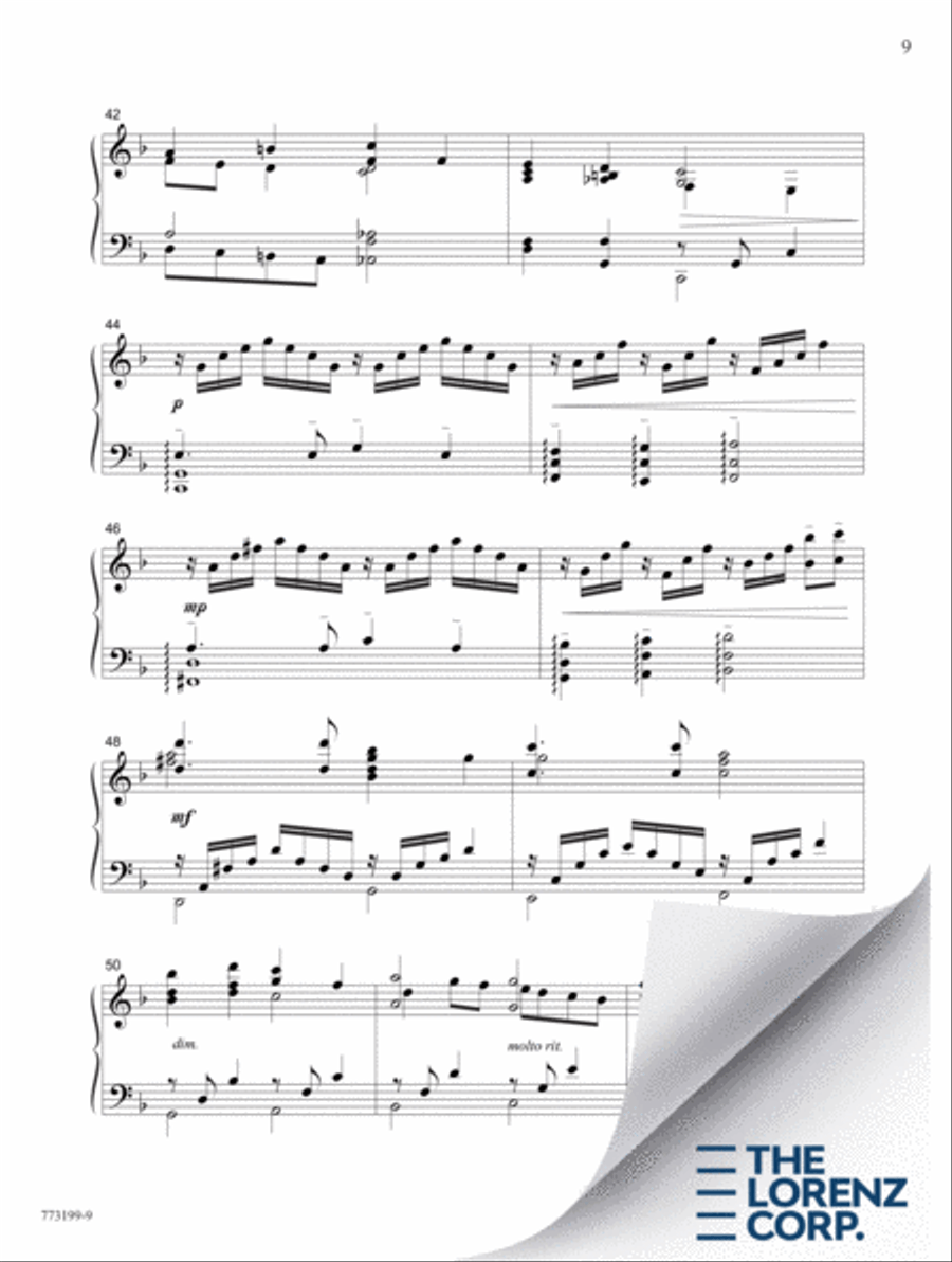 I Come To Thee Piano Solo scores gallery preview page 10