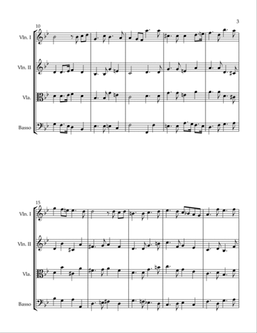 Alcina Entrée Alcina Entrée String Orchestra scores gallery preview page 3