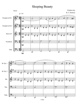 Sleeping Beauty Waltz (Brass Quintet)