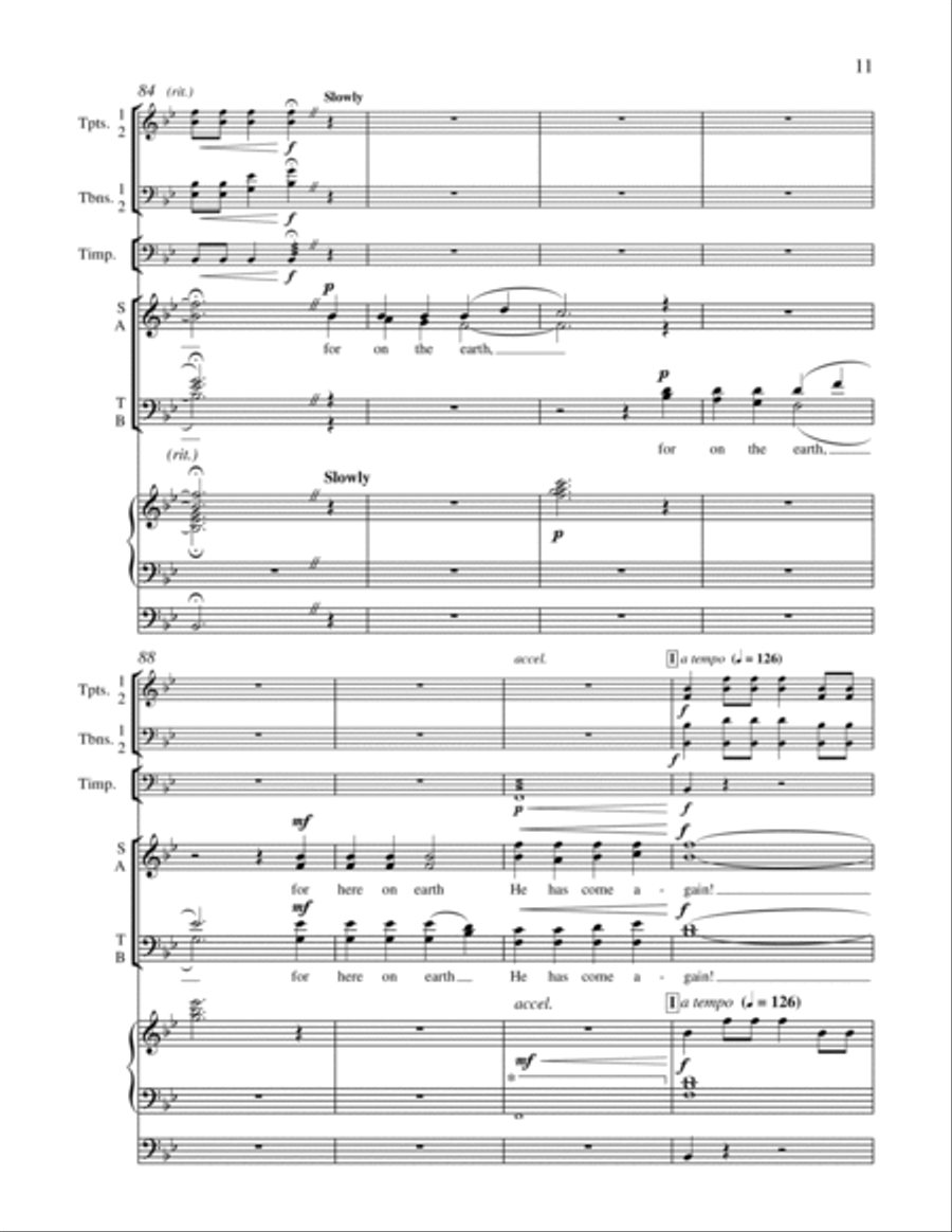 A Hymn of Resurrection (Full/Choral Score) image number null