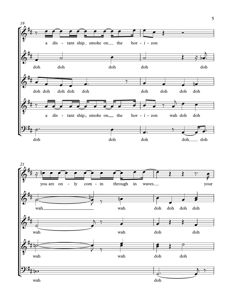 Comfortably Numb 4-Part scores gallery preview page 5