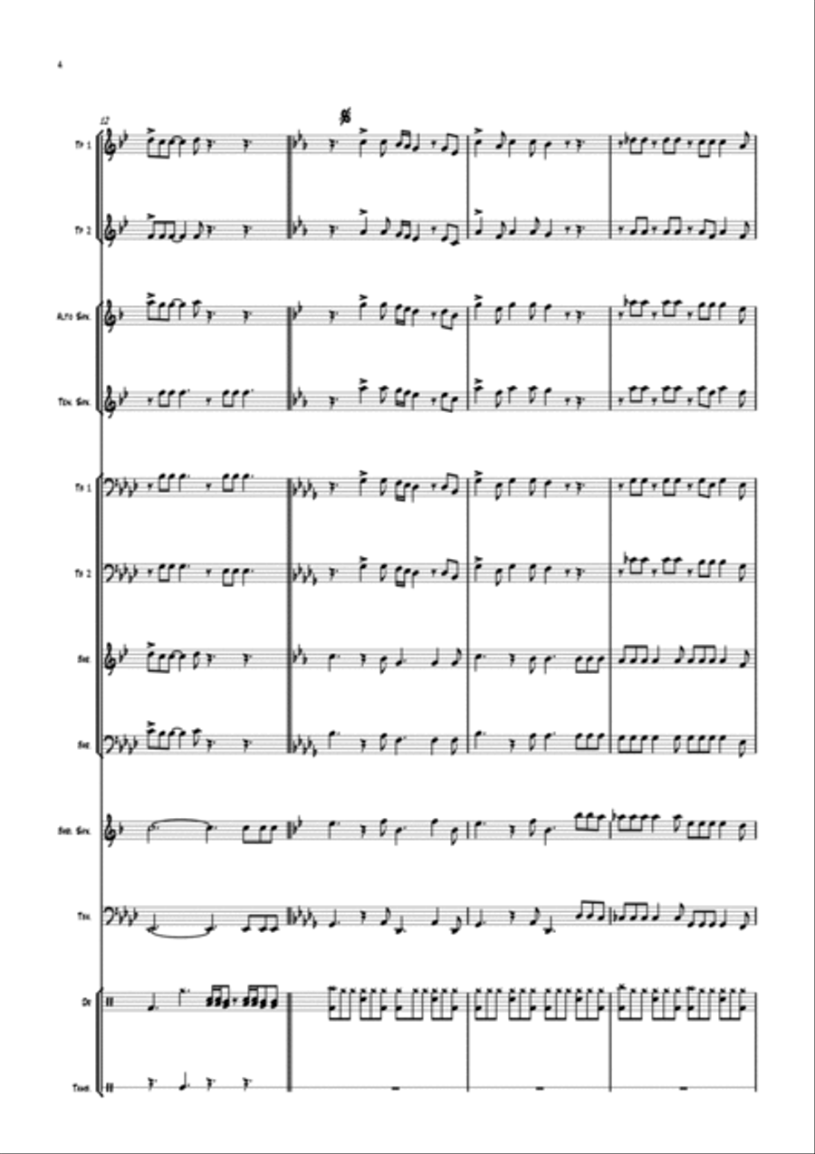 Cryin' Cryin' Tenor Saxophone scores gallery preview page 5