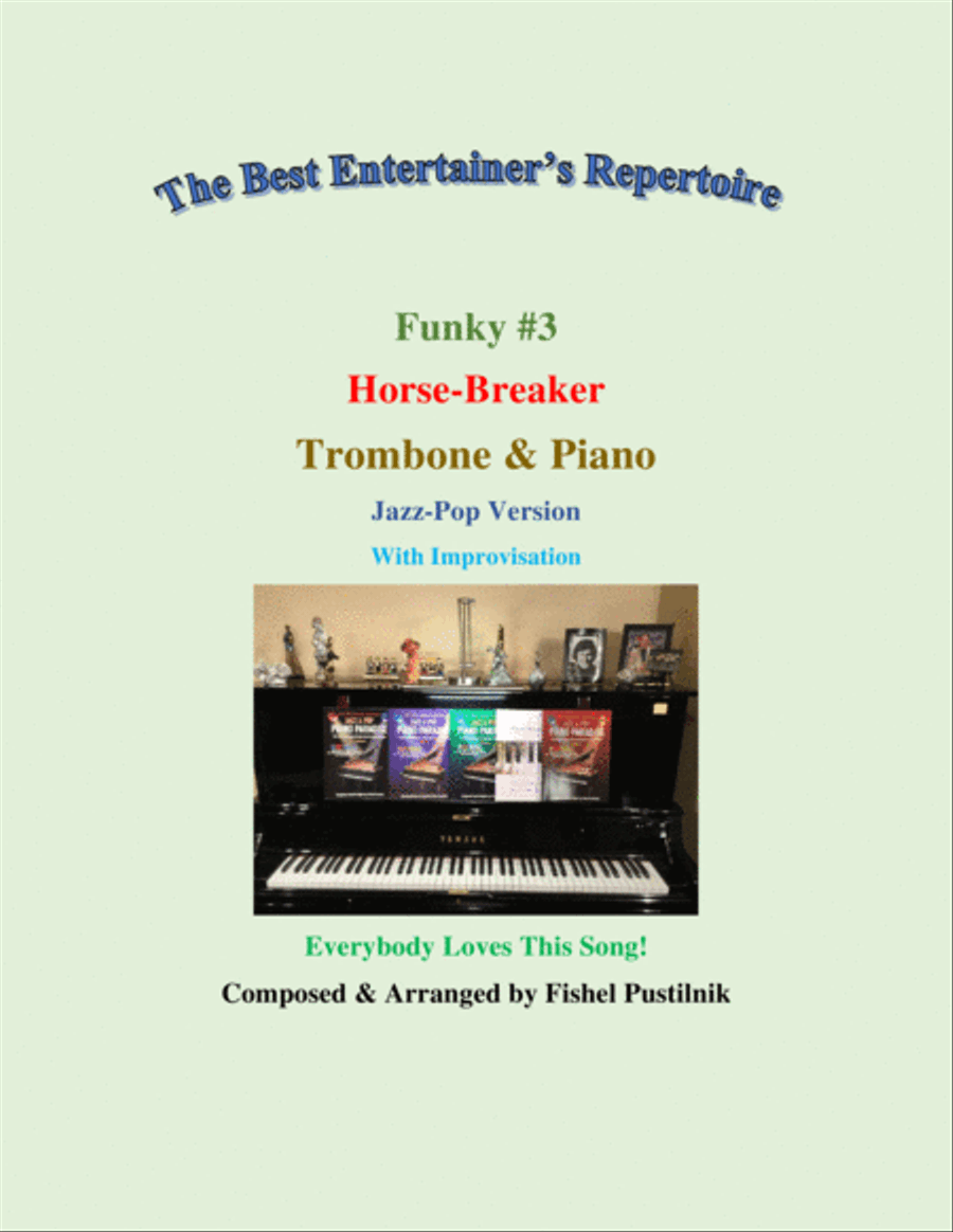 Funky #3 "Horse-Breaker" Piano Background for Trombone and Piano-Video image number null