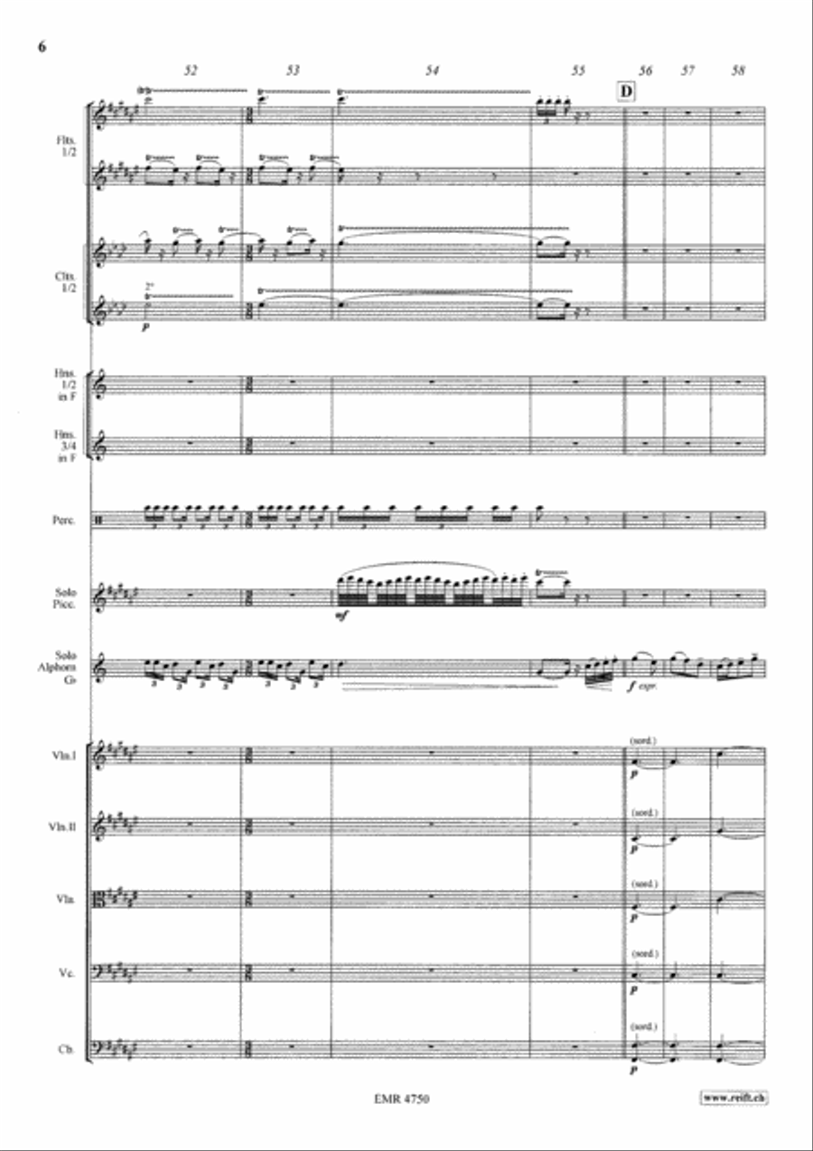 Capriccio Sur Deux Chants Populaires Orchestra scores gallery preview page 6