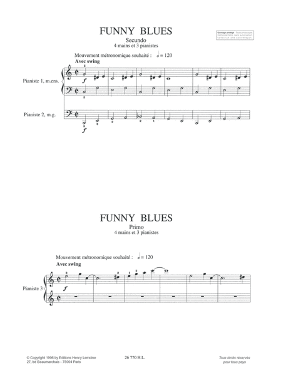Mes premiers pas a quatre mains - Volume 2 Piano Duet scores gallery preview page 2