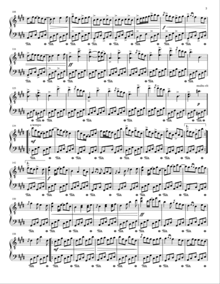 Legends Piano Solo scores gallery preview page 3