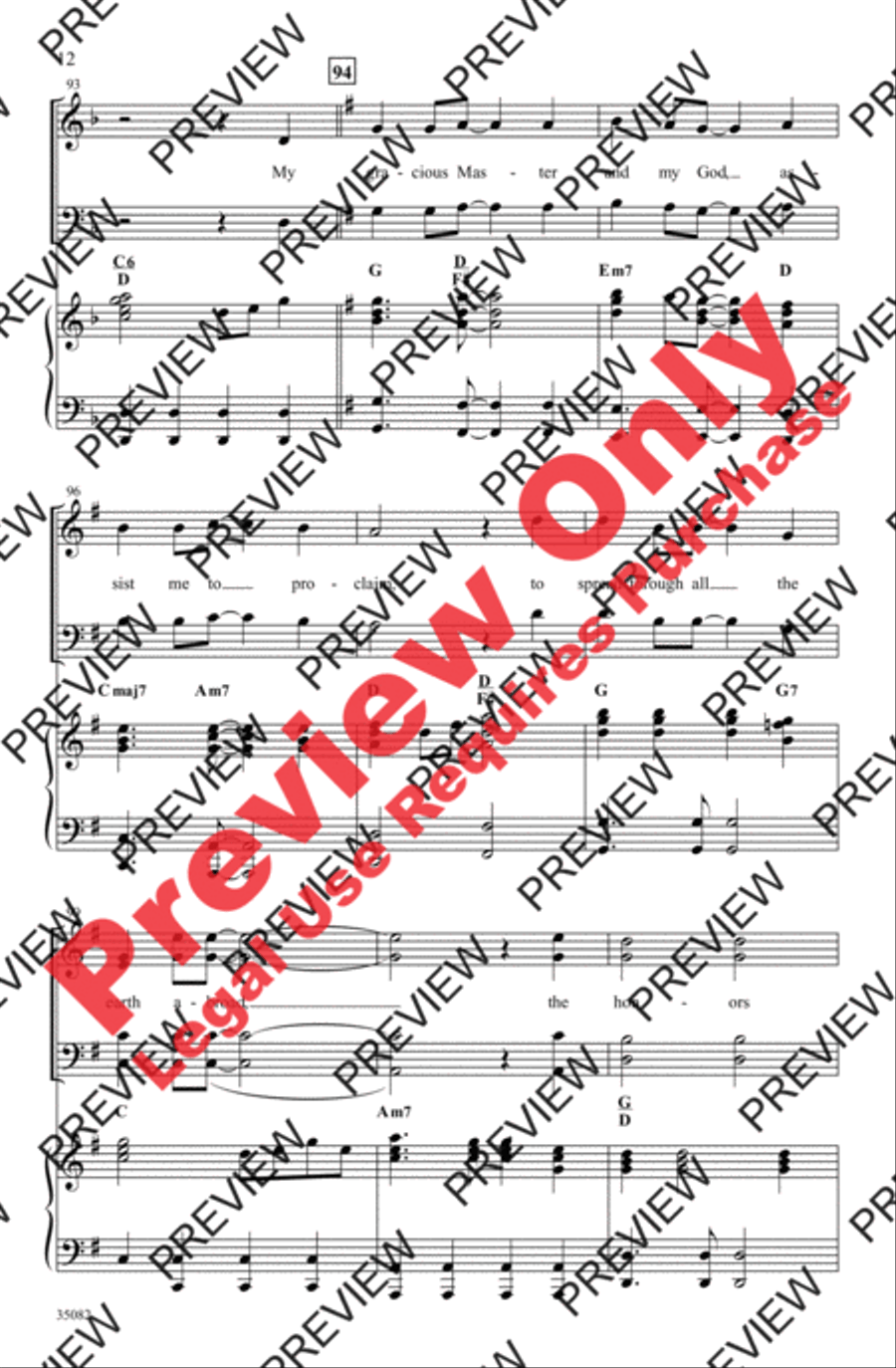 Sing, Sing, Sing Sing, Sing, Sing 4-Part scores gallery preview page 12