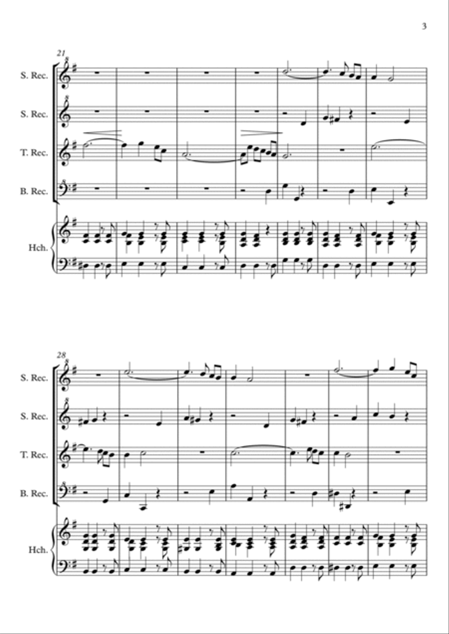 Guitar Trio 2 mov II Andante String Trio scores gallery preview page 3