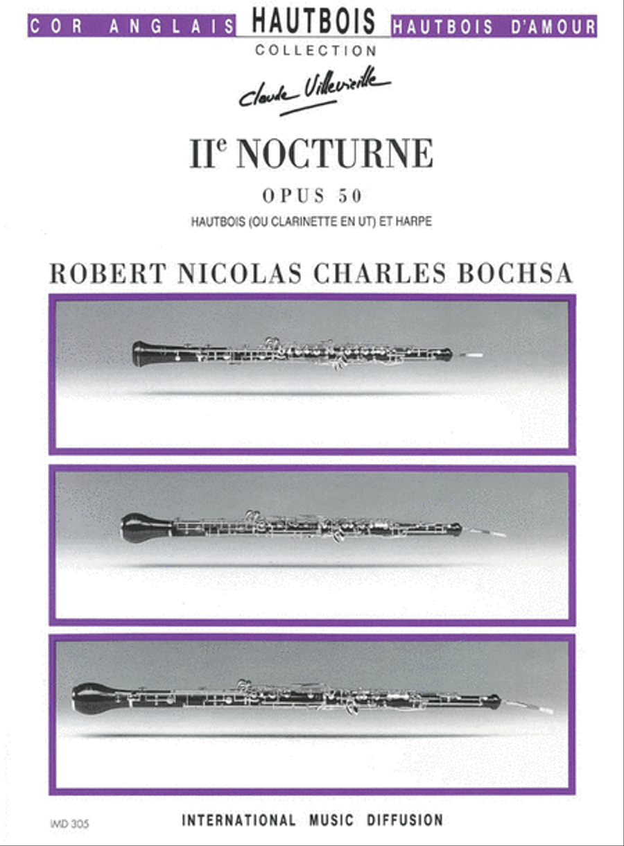 2nd Nocturne Op. 50 Clarinet scores gallery preview page 1