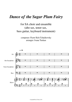 Dance of the Sugar Plum Fairy for SA voices and ensemble