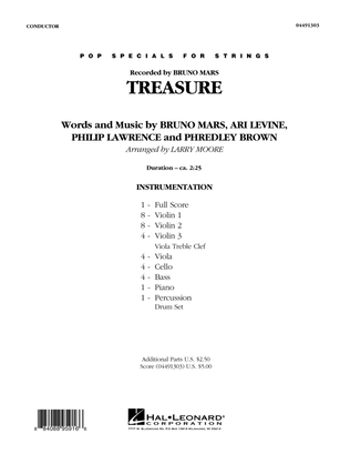 Book cover for Treasure - Conductor Score (Full Score)