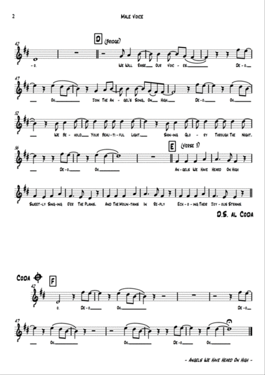 Angels We Have Heard On High Angels We Have Heard On High Large Ensemble scores gallery preview page 3