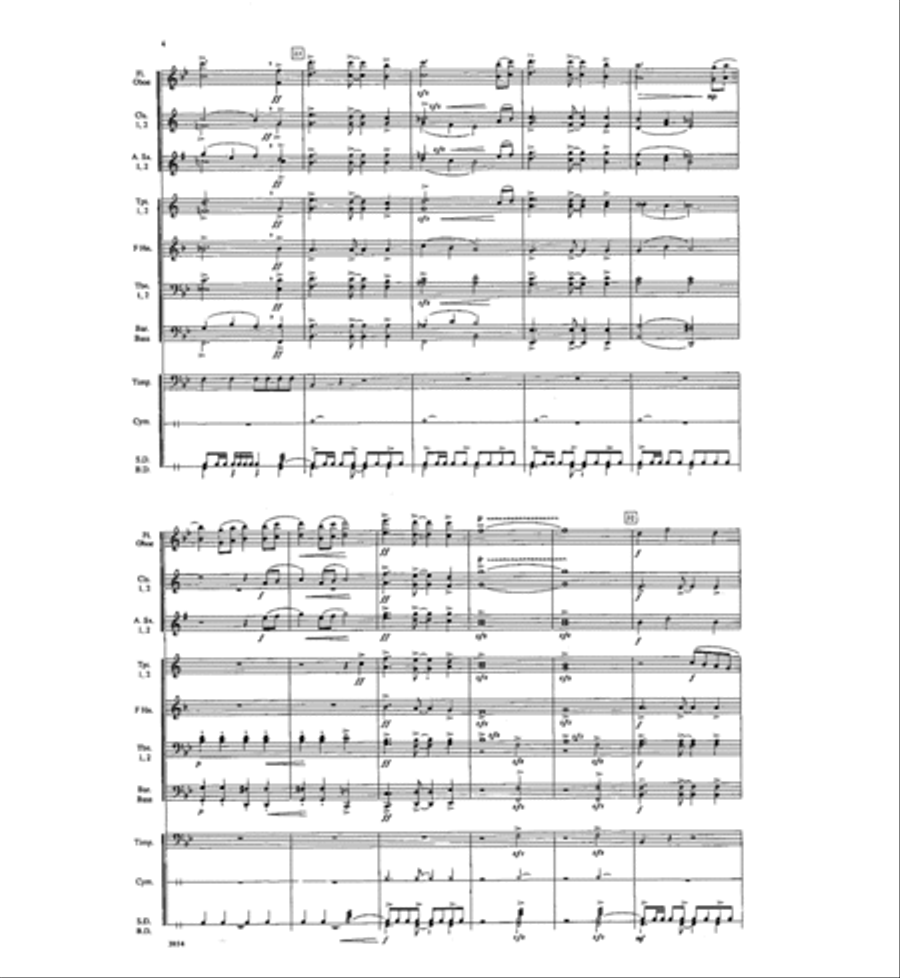 Symbol of Freedom Concert Band scores gallery preview page 5
