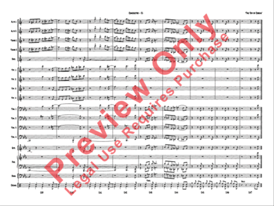 The Joy of Cookin' Jazz Ensemble scores gallery preview page 28