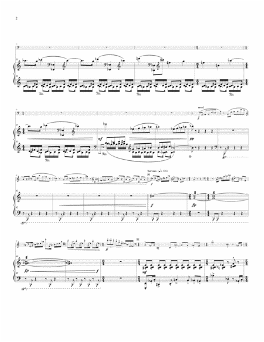 Concerto for Bassoon and Orchestra (Piano reduction) Bassoon Solo scores gallery preview page 4
