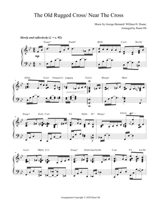 THE OLD RUGGED CROSS-NEAR THE CROSS (Hymn Arrangement for Advanced Solo Piano)
