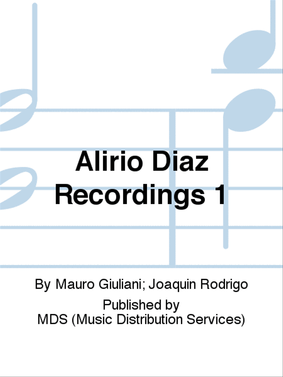 Alirio Diaz Recordings 1 School and Community scores gallery preview page 1