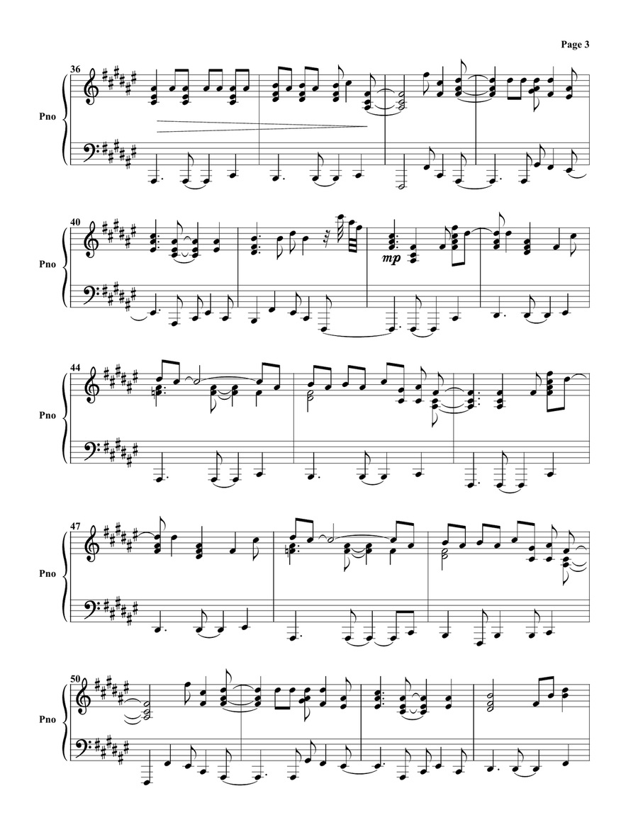 Build Piano Solo scores gallery preview page 3