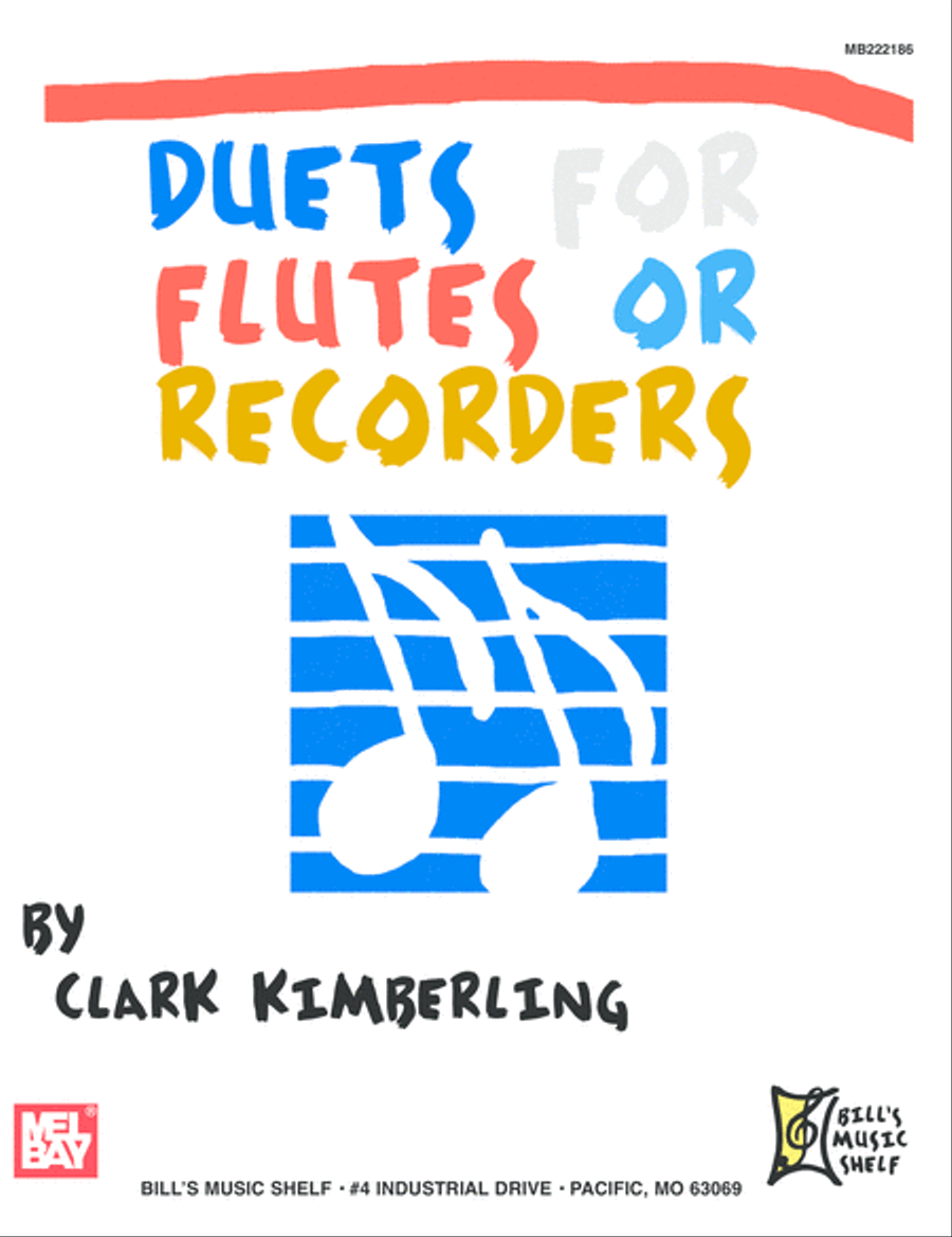 Duets for Flutes or Recorders Woodwind Duet scores gallery preview page 1