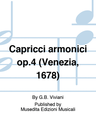 Capricci armonici op.4 (Venezia, 1678)