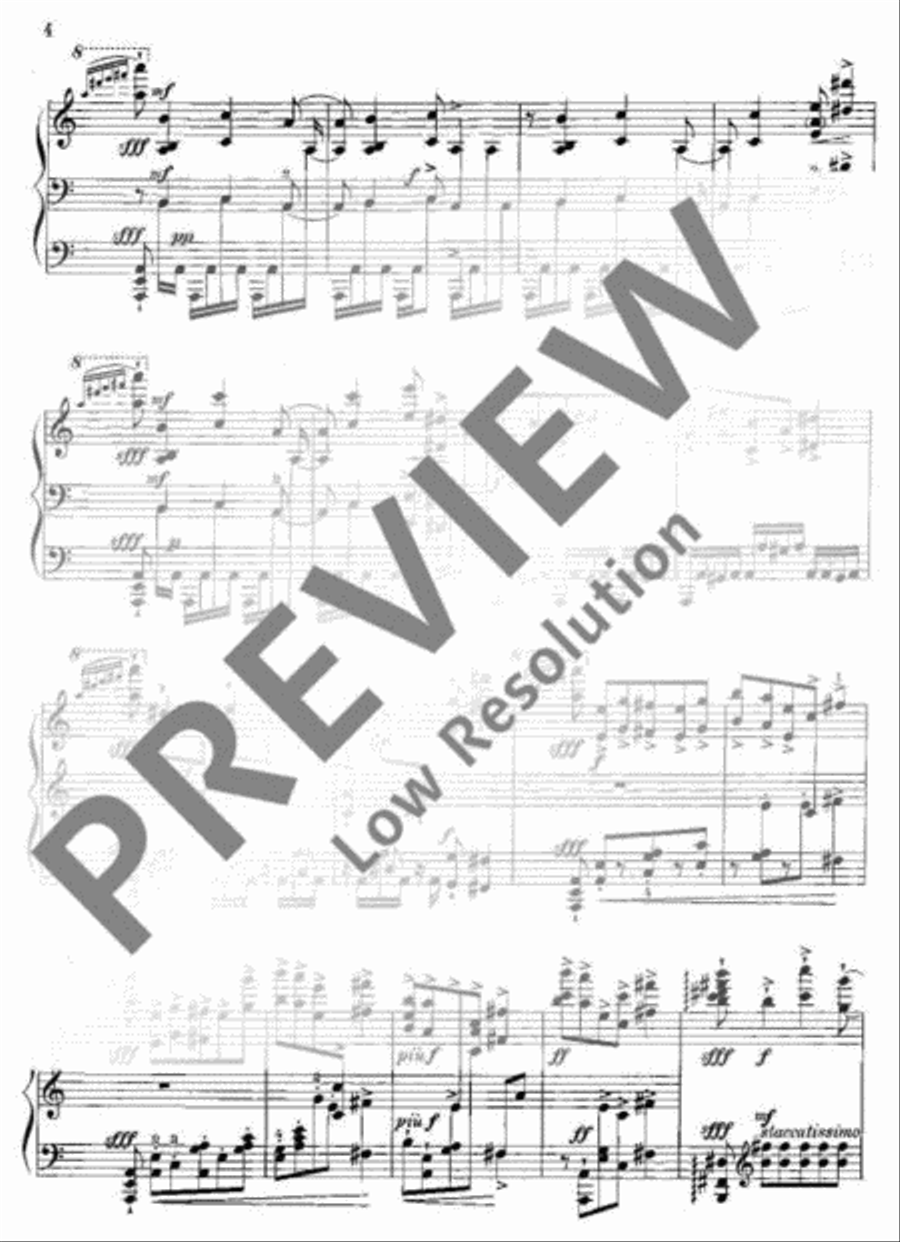 L'Oiseau de feu - The Firebird Piano Solo scores gallery preview page 5