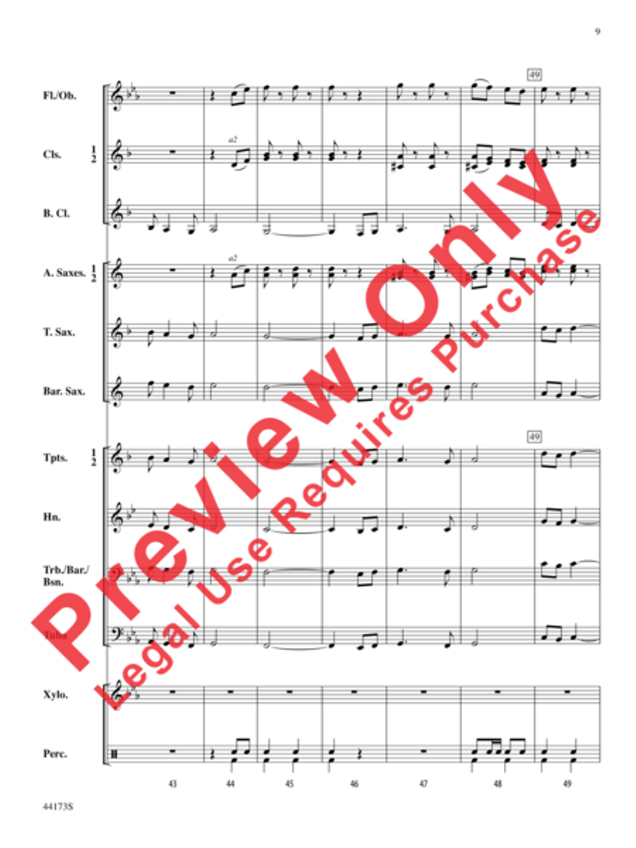Cape Breton March Cape Breton March Concert Band scores gallery preview page 22