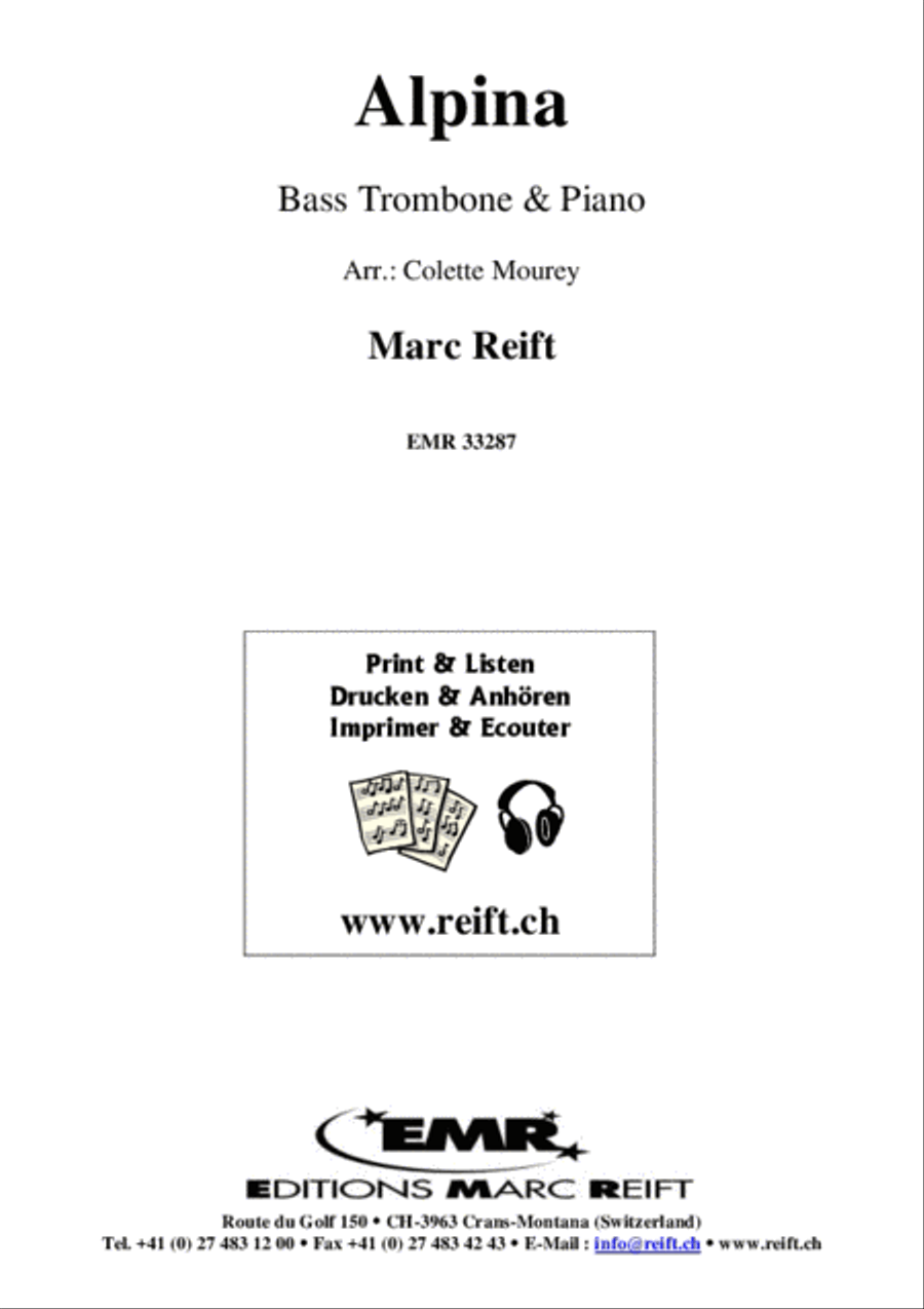 Alpina Bass Trombone scores gallery preview page 2