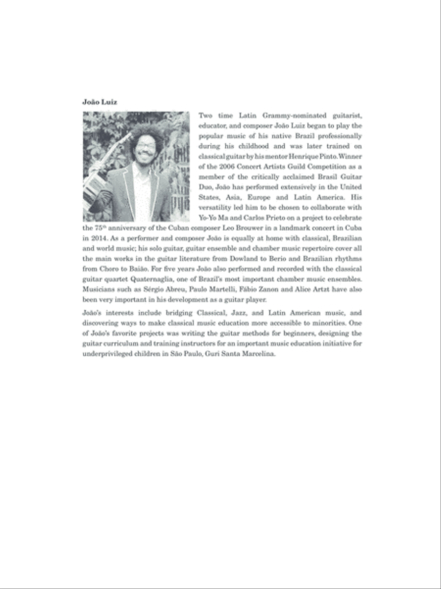 GFA Spotlight Series, Três Improvisos Classical Guitar scores gallery preview page 3