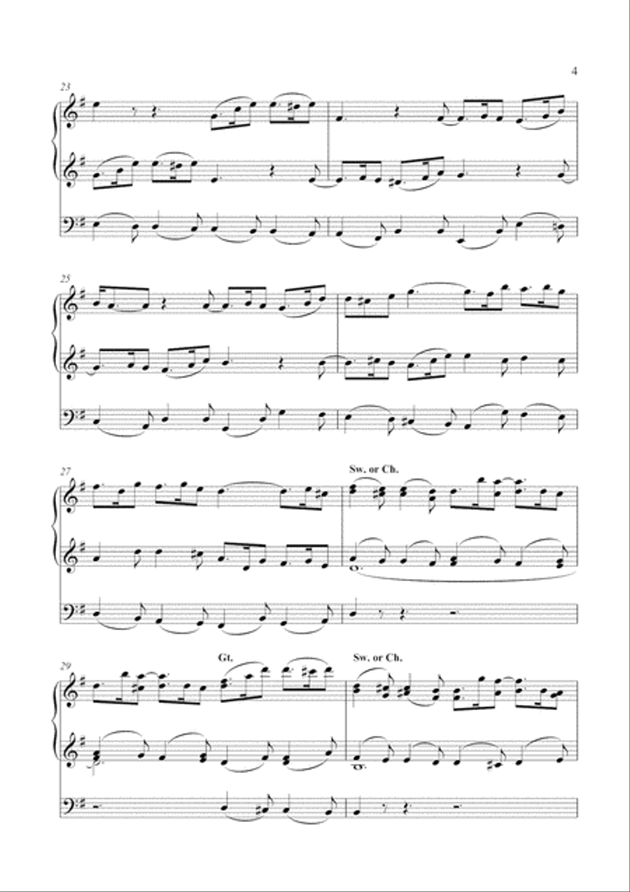 Pastoral Symphony, from Christmas Oratorio, Part II, BWV 248 Organ Solo scores gallery preview page 5