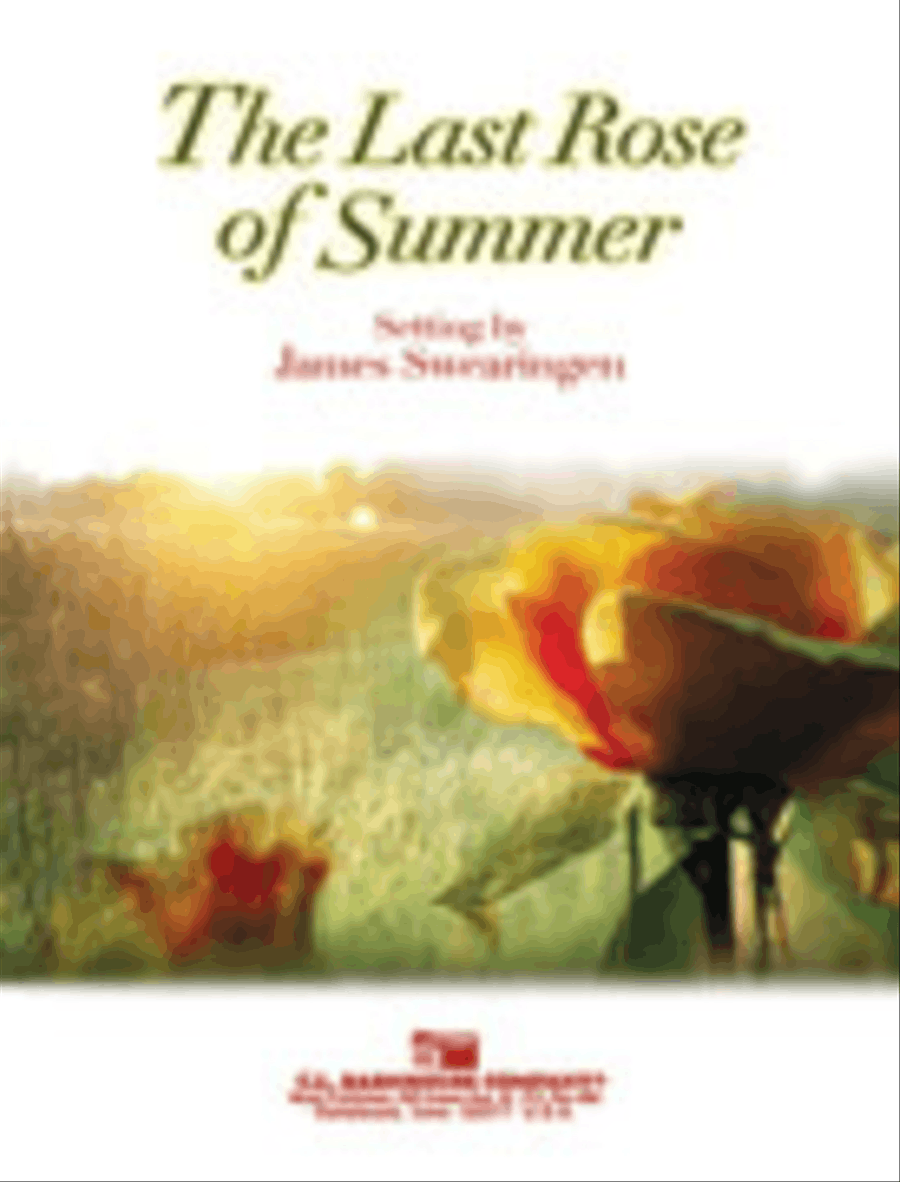 The Last Rose Of Summer The Last Rose Of Summer Concert Band scores gallery preview page 1