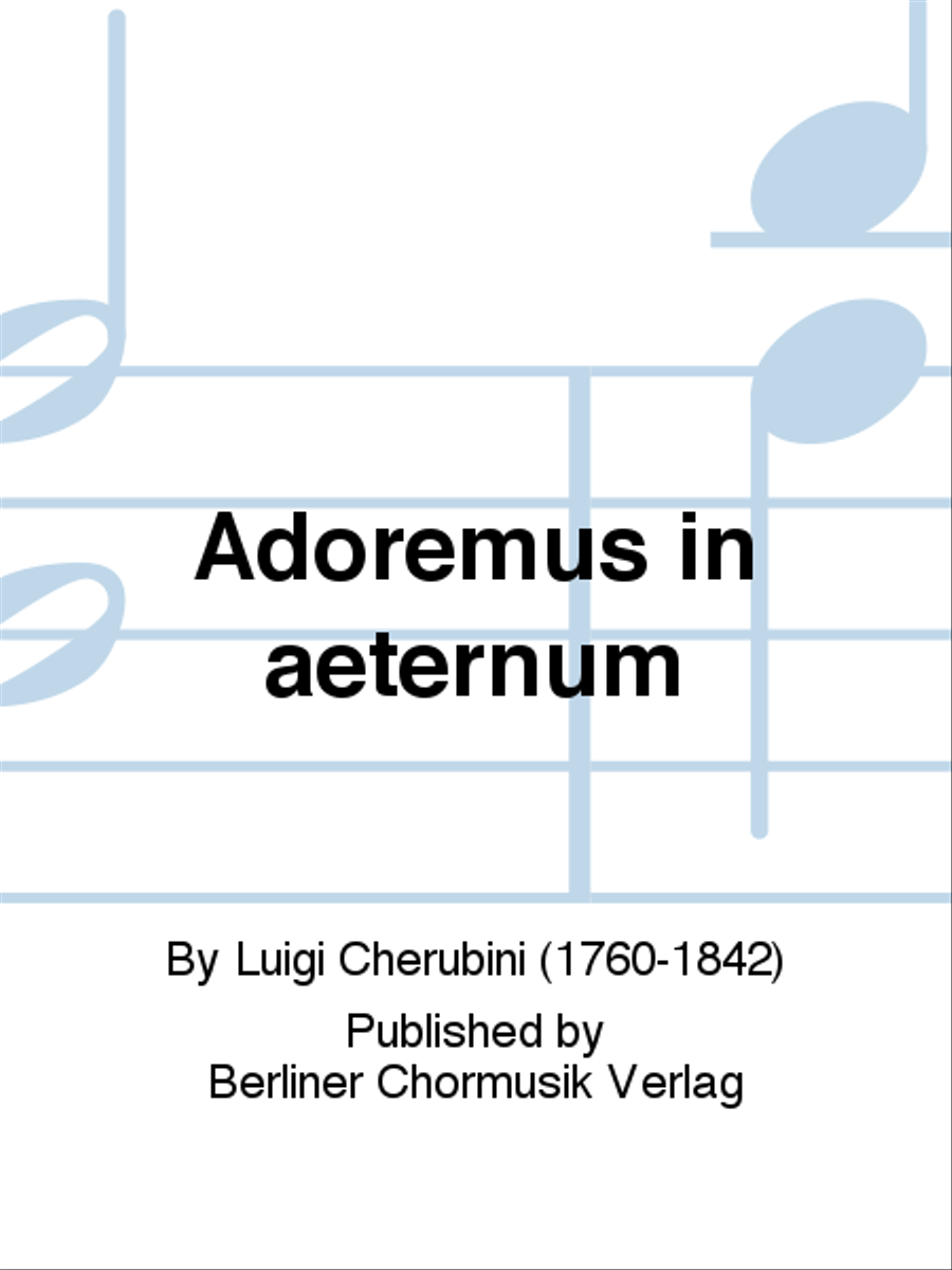 Adoremus in aeternum Organ scores gallery preview page 1