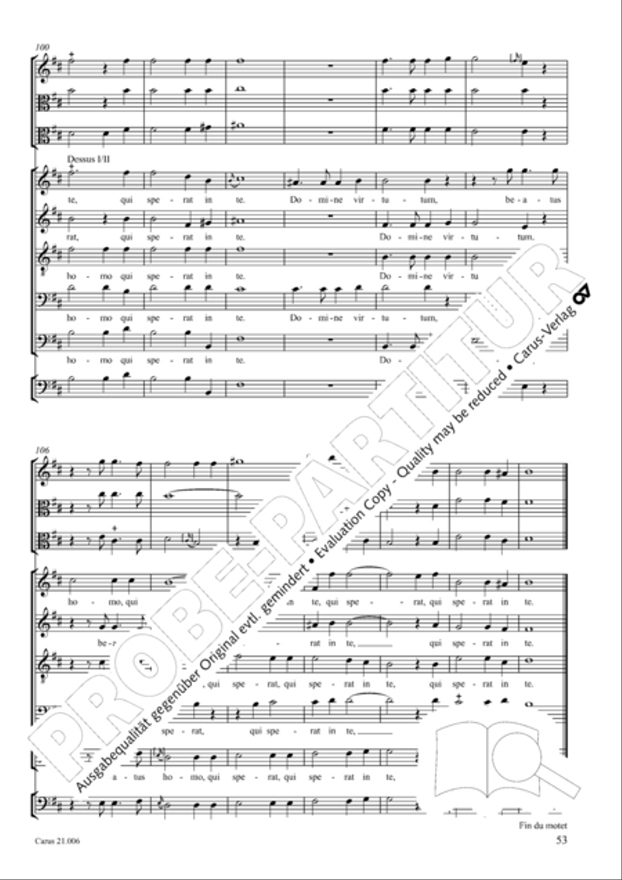 Quam dilecta tabernacula Men's Choir scores gallery preview page 54
