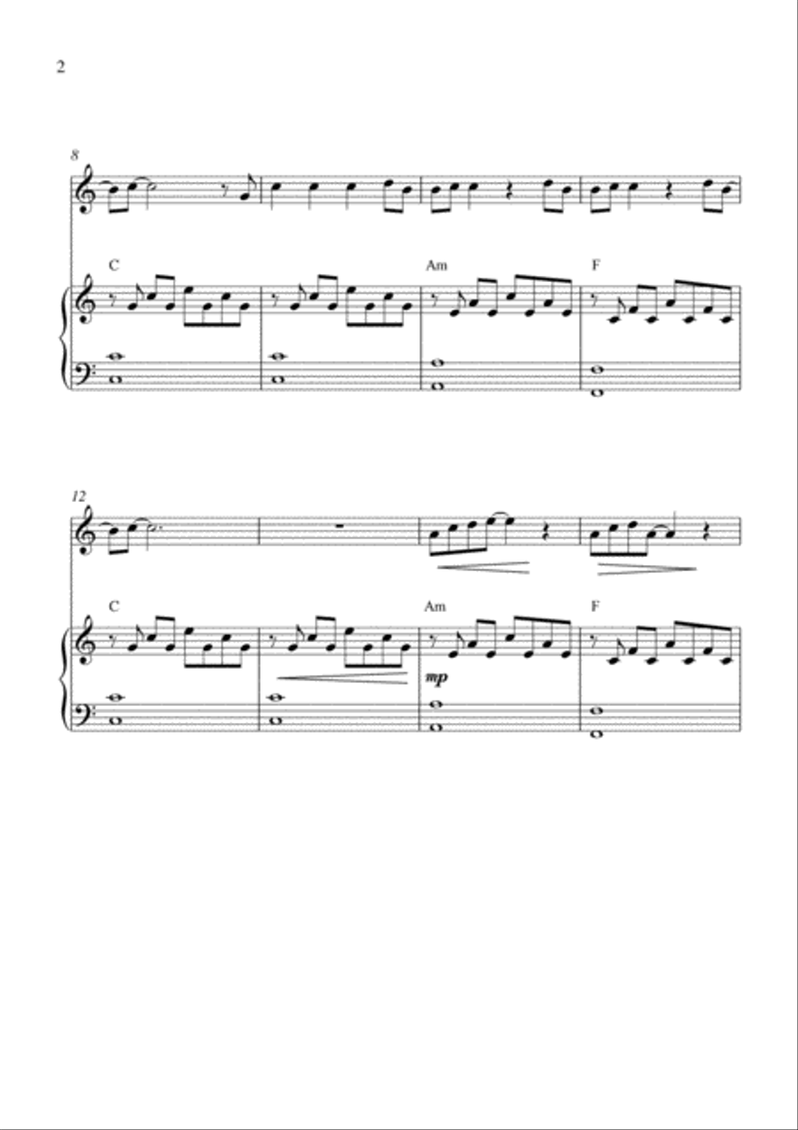 Only Time Flute Solo scores gallery preview page 2