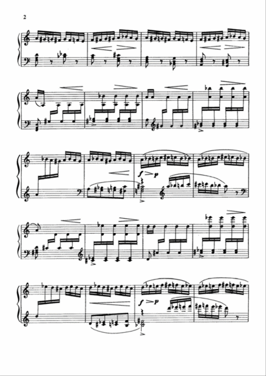 Flight Of The Bumblebee Piano Solo scores gallery preview page 3