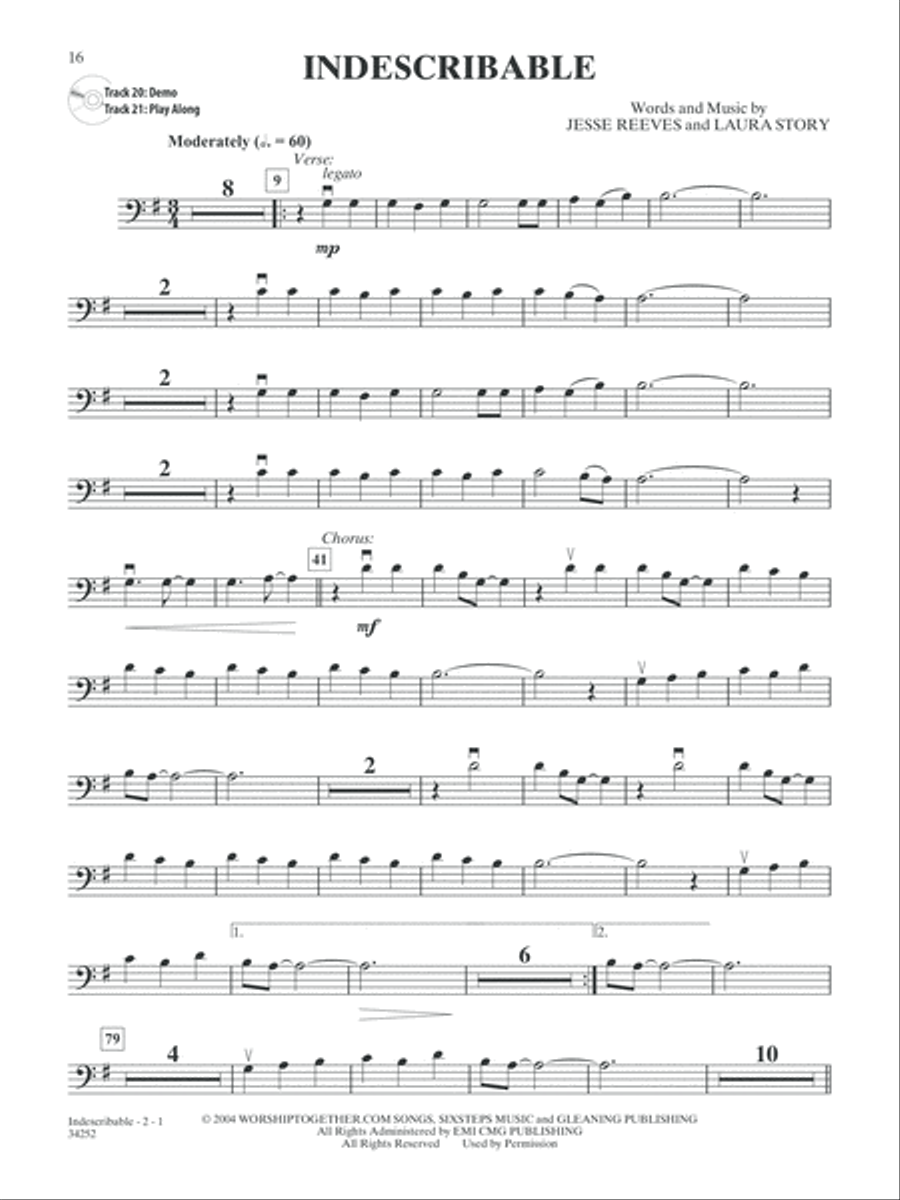 Top Praise & Worship Instrumental Solos for Strings String Orchestra scores gallery preview page 11