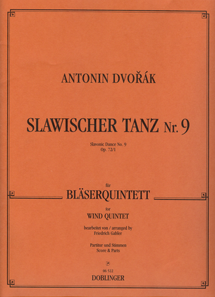 Slawischer Tanz Nr. 9 op. 72/1