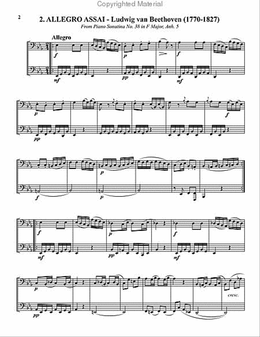 20 Duets for Low Brass Brass Duet scores gallery preview page 3