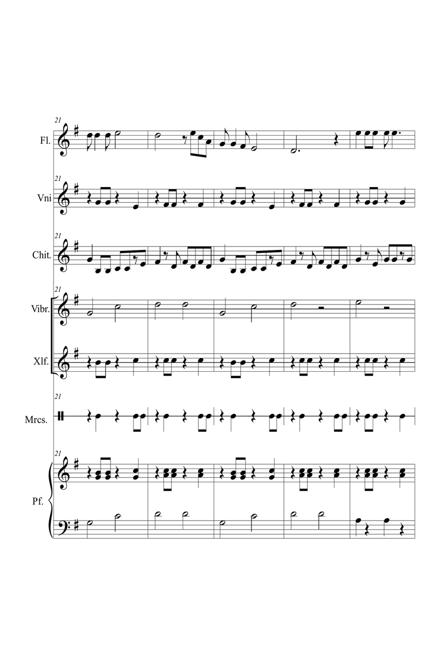 Guantanamera Small Ensemble scores gallery preview page 5