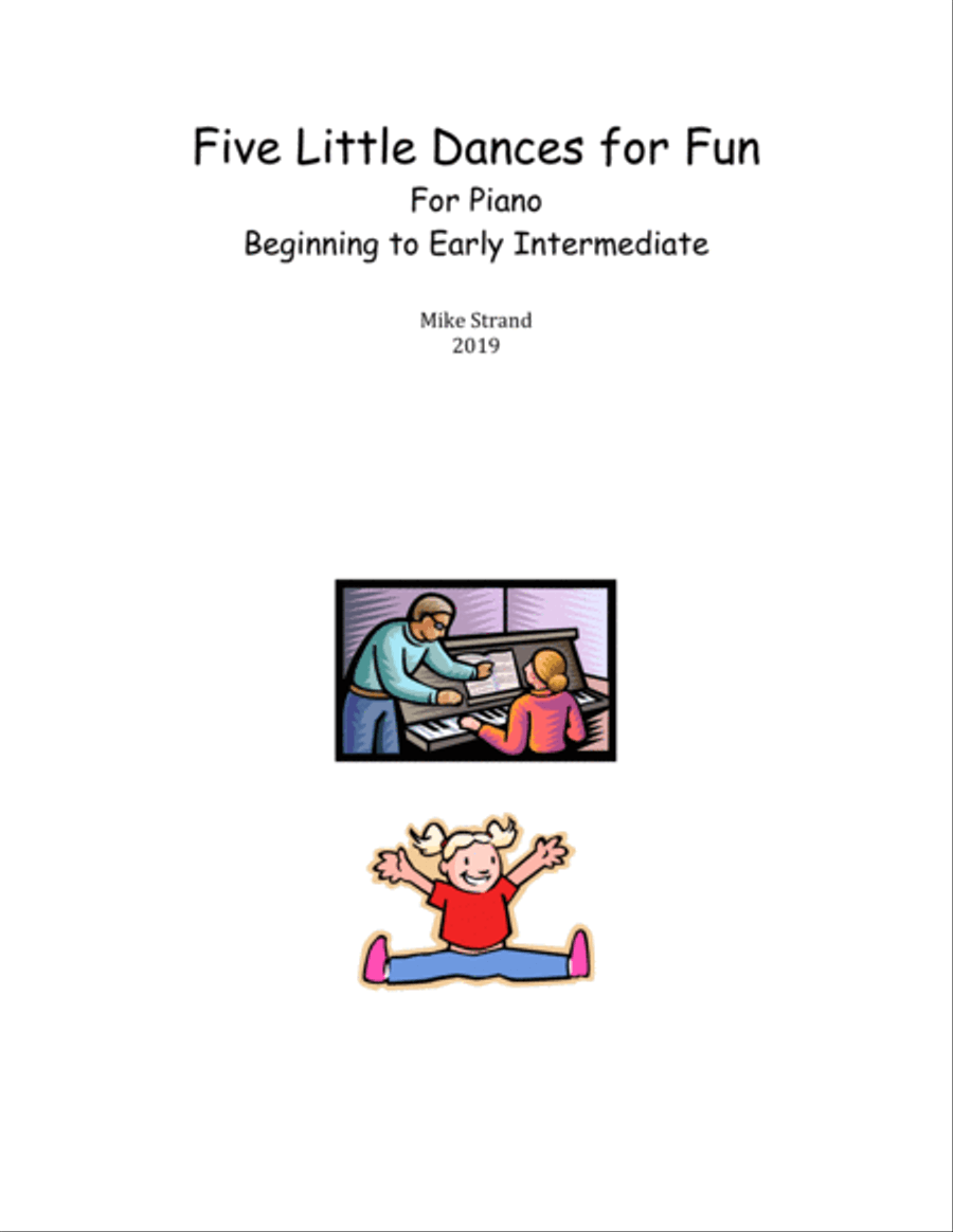 Five Little Dances for Fun Voice scores gallery preview page 1